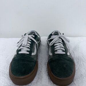 Men's VANS Green Suede Sneakers
